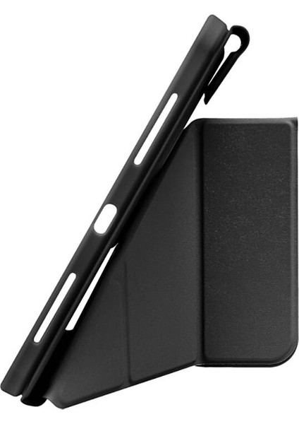 iPad Air 10.9 2020 4.nesil Uyumlu Wiwu 360 Dönebilen Standlı Magnetik Koruyucu Tablet Kılıfı Siyah