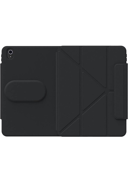 iPad Air 10.9 2020 4.nesil Uyumlu Wiwu 360 Dönebilen Standlı Magnetik Koruyucu Tablet Kılıfı Siyah