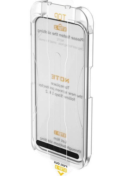 Apple iPhone 16 Plus SQ-008 Oleofobik Easy Install Temperli Cam Ekran Koruyucu Uygulama Aparatlı