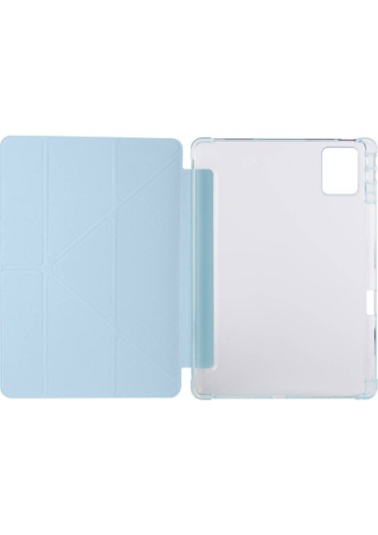 Lenovo Tab M11 TB-330FU TB-330XU 11inç 2024 Kılıf Kalem Bölmeli Trifolding Case modelleri