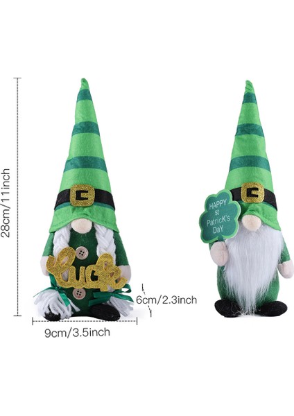 Aziz Patrick Günü Gnome Dekorasyonu, Isveç Tomte Iskandinavya, A (Yurt Dışından) fiyatları