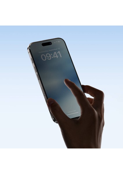 Apple iPhone 16 Pro Uyumlu Hayalet Ekran Koruyucu Ultra Shield 0.3mm Privacy Uygulama Aparatlı modelleri