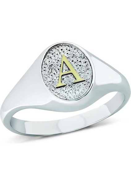 Kişiye Özel Altın Harfli Erkek Yüzük 109344