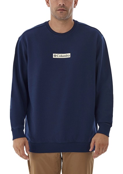 Csc Framed Puff Erkek Sweatshirt Koyu Lacivert CS0381-466
