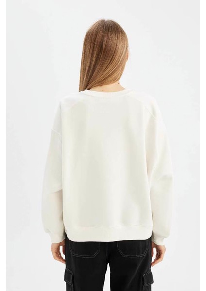 Kadın Sweatshirt Ekru A4177AX/WT32 fırsatları