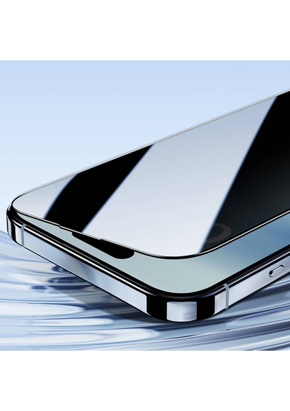 Apple iPhone 16 Plus Uyumlu 0.4mm Privacy Hayalet Ekran Koruyucu Ultra Shield Uygulama Aparatlı