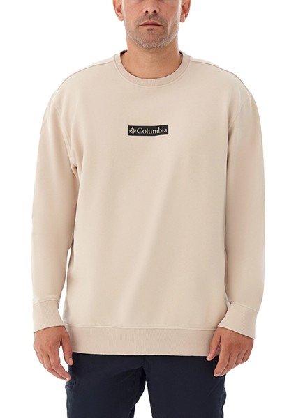 Csc Framed Puff Erkek Sweatshirt Bej CS0381-278