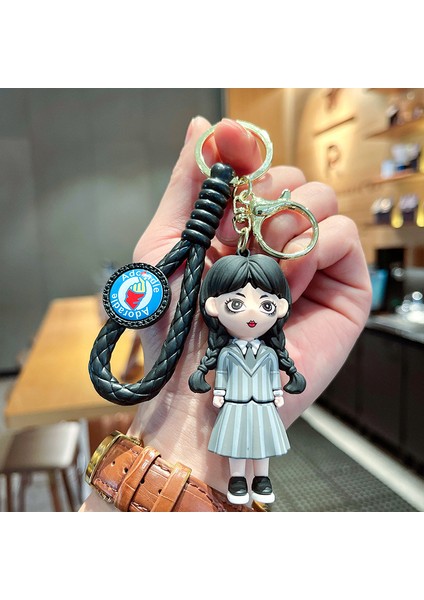 Adams Gri Elbise Çanta Anahtarlığı Dekorasyonu Küçük Hediye (Yurt Dışından)