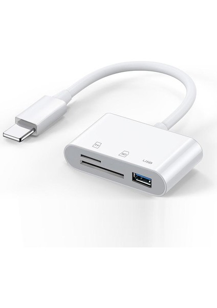 Type-C Kart Okuyucu MacBook Telefon Bilgisayar Tablet Uyumlu Type-C To USB / Sd / Tf