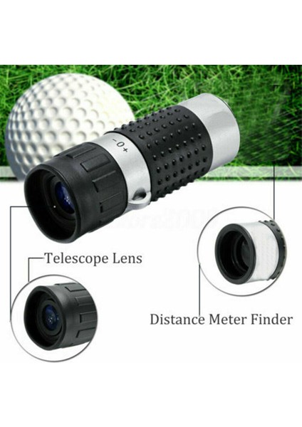 Monoküler Golf Dürbünü Hd Uzaklık Ölçer Teleskop 7X18 Mesafe Bulucu (Yurt Dışından)