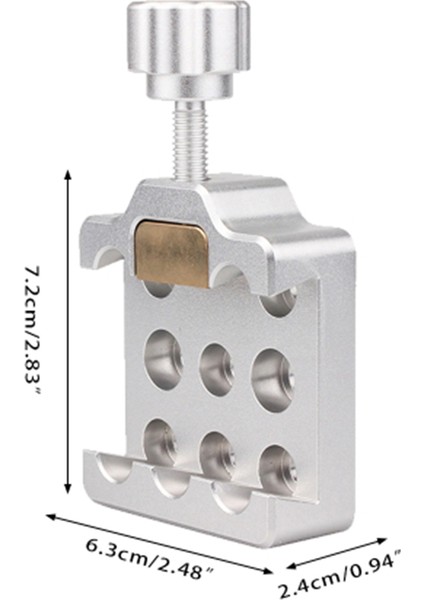 Astronomi Teleskopları Için Kırlangıç Eyer Montajlı Platform Kelepçesi-Kırmızı (Yurt Dışından)