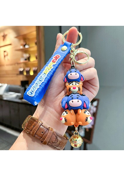 Jenga Tigger Anahtarlık Çanta Dekorasyonu Küçük Hediye (Yurt Dışından)