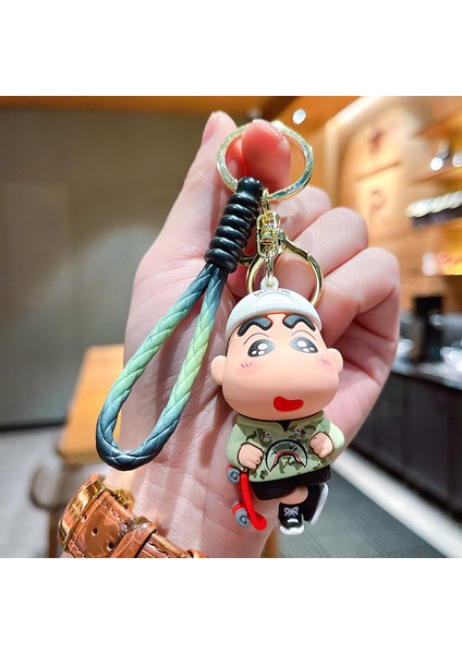Crayon Shin-Chan Kaykay Çanta Anahtarlığı Dekorasyonu Küçük Hediye (Yurt Dışından)