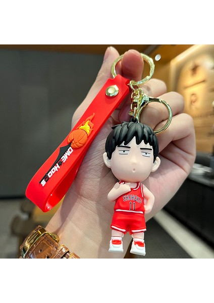Slam Dunk Rukawa Kaede Çanta Anahtarlığı Dekorasyonu Küçük Hediye (Yurt Dışından)