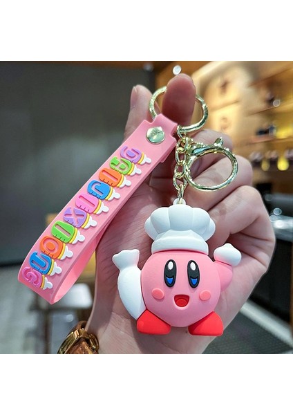 Chef Kirby Anahtarlık Çanta Dekorasyonu Küçük Hediye (Yurt Dışından)