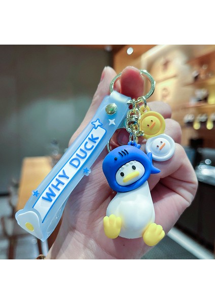 Karikatür Ördek Çanta Anahtarlığı Dekorasyonu Küçük Hediye (Yurt Dışından)