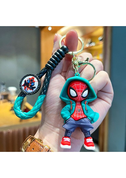 Karikatür Örümcek Adam Çanta Anahtarlığı Dekorasyonu Küçük Hediye (Yurt Dışından)