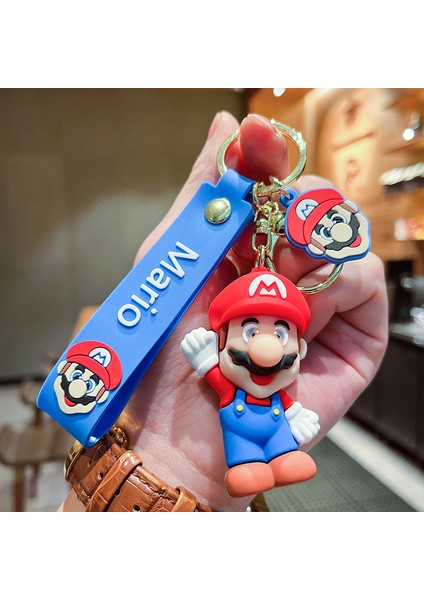 Süper Mario Mario Anahtarlık Çanta Dekorasyonu Küçük Hediye (Yurt Dışından)