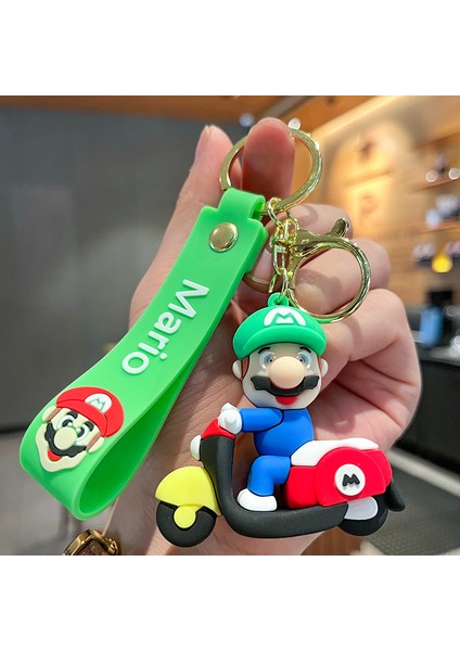 Super Mario Araba Çanta Anahtarlığı Dekorasyonu Küçük Hediye (Yurt Dışından)