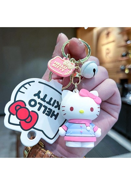 Hello Kitty Mavi Elbise Anahtarlık Çanta Dekorasyonu Küçük Hediye (Yurt Dışından)