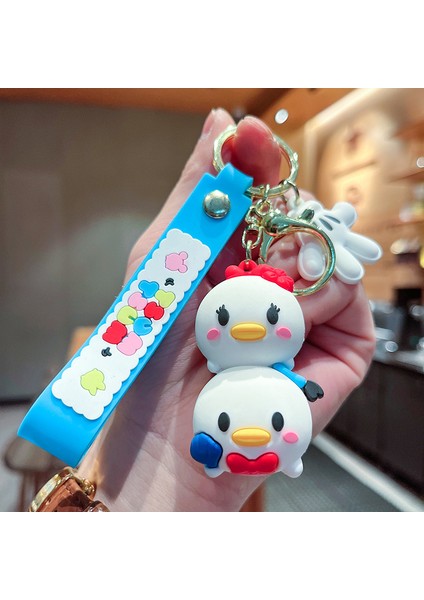 Daisy Üç Boyutlu Bebek Çanta Anahtarlığı Dekorasyonu Küçük Hediye (Yurt Dışından)