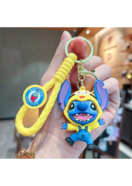 Sarı Dikiş Anahtarlık Çanta Dekorasyonu Küçük Hediye (Yurt Dışından)