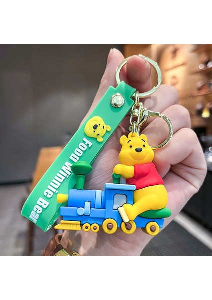 Treni Winnie The Pooh Anahtarlık Çanta Dekorasyonu Küçük Hediye (Yurt Dışından)