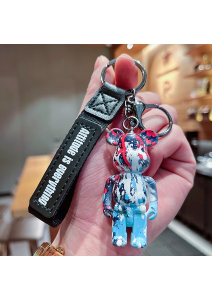 Şiddetli Ayı Anahtarlık Çanta Dekorasyonu Küçük Hediye (Yurt Dışından)