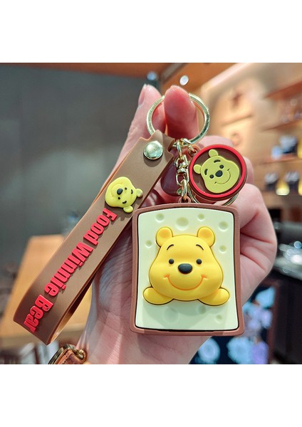 Ekmeği Winnie The Pooh Çanta Anahtarlığı Dekorasyonu Küçük Hediye (Yurt Dışından)