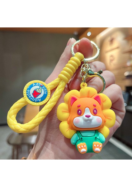 Ayçiçeği Shiba Inu Çanta Anahtarlığı Dekorasyonu Küçük Hediye (Yurt Dışından)