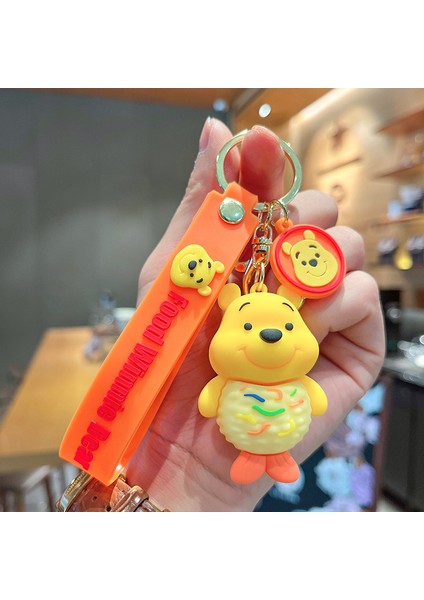 Ahtapot Topları Winnie The Pooh Çanta Anahtarlığı Dekorasyonu Küçük Hediye (Yurt Dışından)