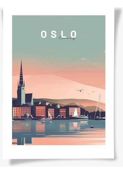 Oslo | Şehir Posteri