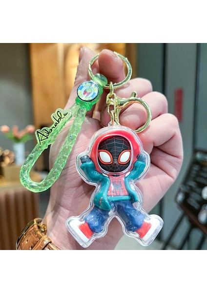 Akrilik Örümcek Adam Çanta Anahtarlığı Dekorasyonu Küçük Hediye (Yurt Dışından)