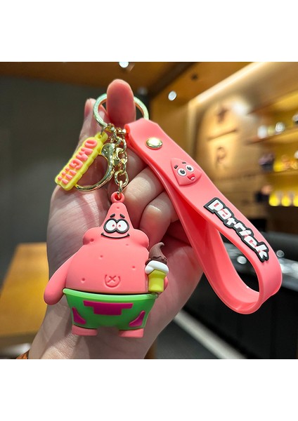 Patrick Star Anahtarlık Çanta Dekorasyonu Küçük Hediye (Yurt Dışından)