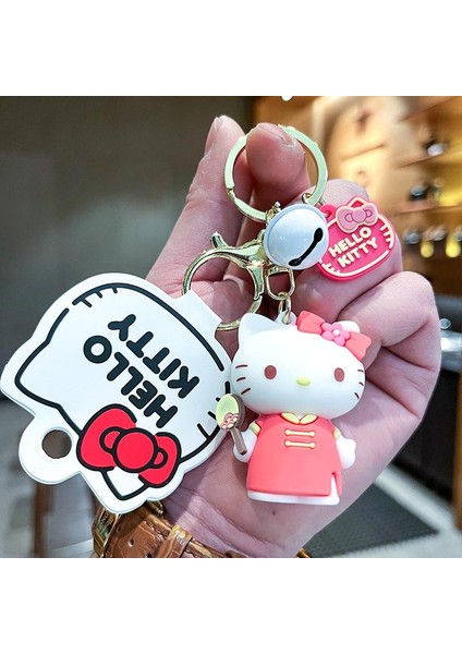 Hello Kitty Fan Anahtarlık Çanta Dekorasyonu Küçük Hediye (Yurt Dışından)