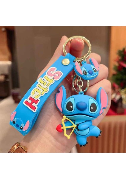 Cupid Stitch Çanta Anahtarlığı Dekorasyonu Küçük Hediye (Yurt Dışından)