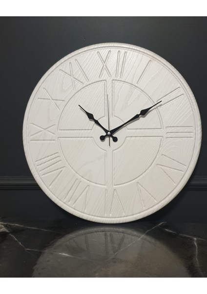 Beyaz Duvar Saati 50 x 50 cm fiyatları