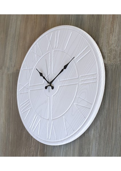 Beyaz Duvar Saati 50 x 50 cm modelleri