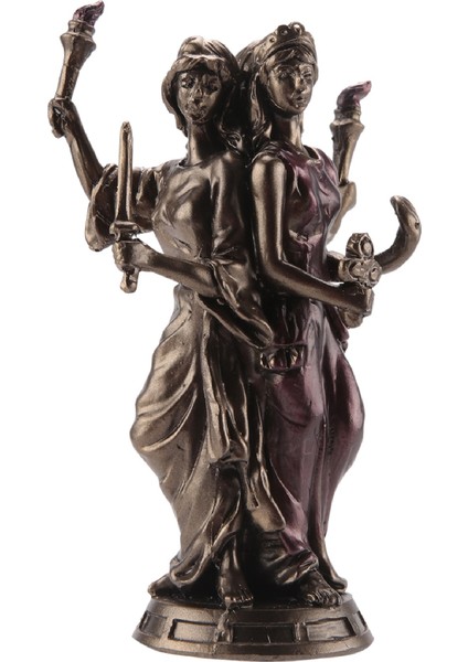 Vintage Yunan Üç Tanrıçası Reçine Heykeli Üçlü Dekor Süsleme (Yurt Dışından) modelleri