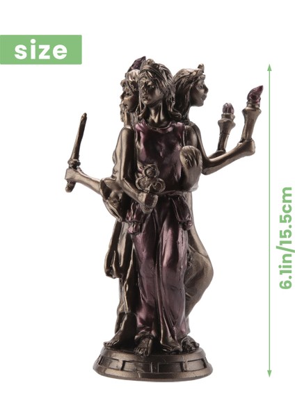 Vintage Yunan Üç Tanrıçası Reçine Heykeli Üçlü Dekor Süsleme (Yurt Dışından) fırsatları