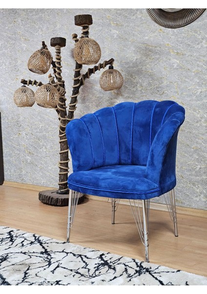 Tekli Krom Kaplama Tel Ayak Papatya Çay Seti Koltuk Tekli Berjer , Balkon, Salon, Ofis, Cafe Koltuk
