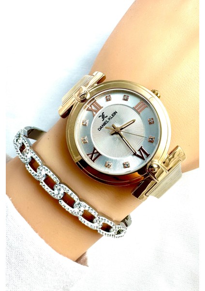 Premium Kadın Kol Saati - Bileklik Hediyeli DKL-M-000010