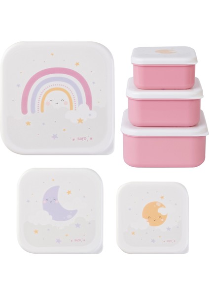 3.lü Beslenme / Atıştırma Kutusu Rainbow