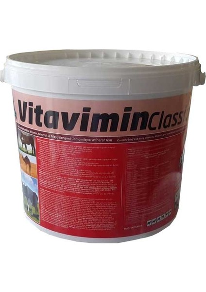 - Vitavimin Classic Kova - Besi ve Süt Hayvanları Için Yem Katkısı