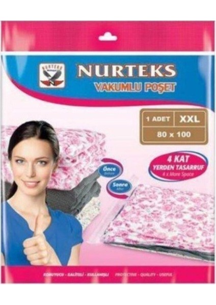 Tekno Trust Beyaz Vakumlu Hurç Xxl 80X100 cm Plastik fiyatları