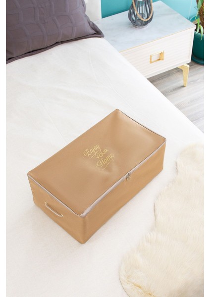 Tekno Trust Kahverengi Küçük Boy Baskı Detaylı Taba Hurç 52 x 28 x 21 cm Type 0 Nefes Alabilen Kumaş 100% Polip fiyatları