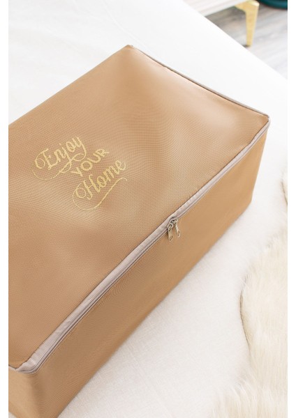 Tekno Trust Kahverengi Küçük Boy Baskı Detaylı Taba Hurç 52 x 28 x 21 cm Type 0 Nefes Alabilen Kumaş 100% Polip modelleri