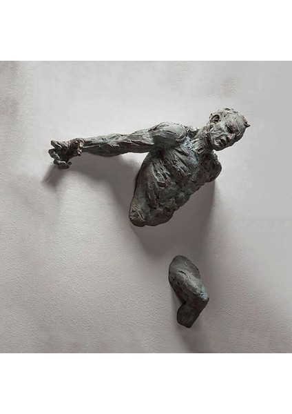 Duvardan Şekil Heykel Taklit Bakır Soyut Karakter D (Yurt Dışından) modelleri