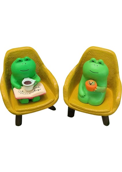 Ev Dekorasyonu, Ofis, Masa, Banyo Dekoru Için Komik Reçine Kurbağa Heykeli (Yurt Dışından)
