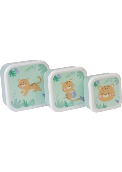 3.lü Beslenme / Atıştırma Kutusu Jungle Cheetah fiyatları